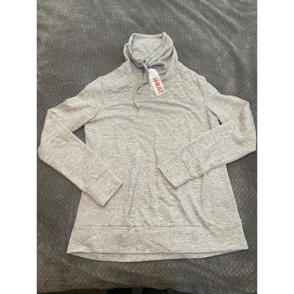 Womens Lightweight Long Sleeve Cowl-Neck Sweatshirt - 32 degrees  - size S